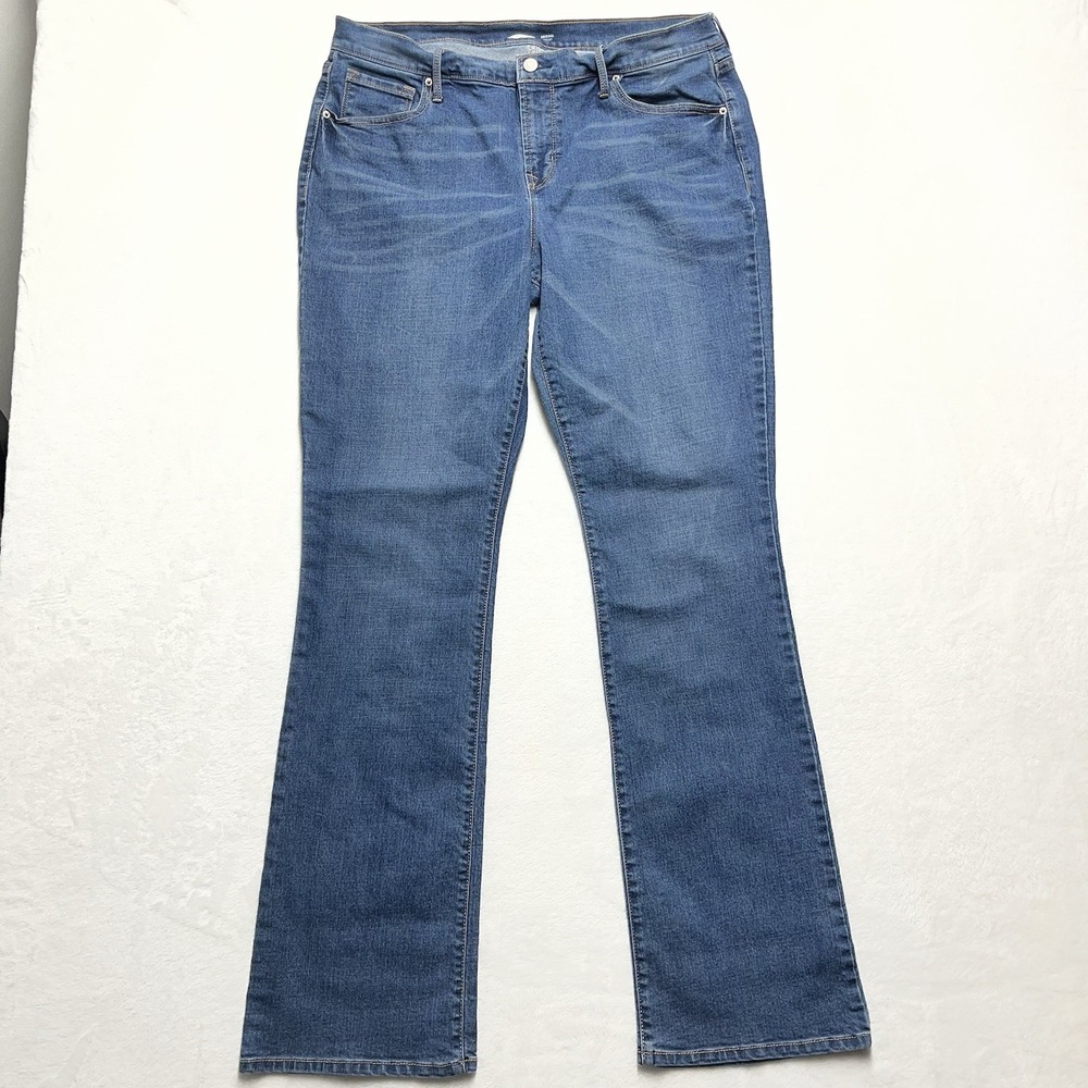Old Navy Original Boot-Cut Jeans Womens 14 LONG Casual Basics